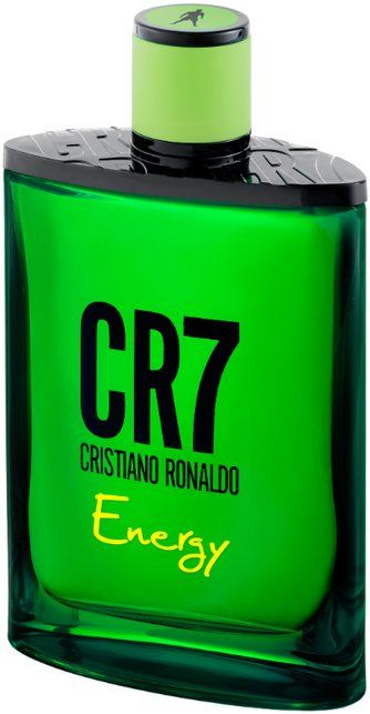 Parfum tualeti për meshkuj CR7 Cristiano Ronaldo Energy, 50ml, aromë fougere drunore, shishe jeshile