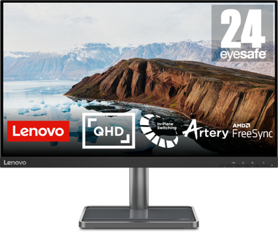 Monitor Lenovo L24q-35, 23.8", QHD 2560x1440, 75Hz, i zi