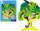 Puzzle druri LeanToys Wooden Tree Birds Parrots, pemë montuese, lodër edukative