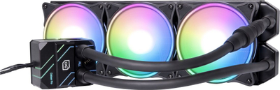 Ftohës uji për CPU Alphacool Eisbaer Pro Aurora 360, radiator 360 mm, ARGB, i zi