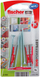 Set tapa Fischer DuoPower 537660, 6 x 50 mm, gri