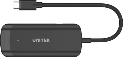 Hub USB C Unitek UHUB Q4+, me 4 porta, USB 3.2 Gen 1, i zi