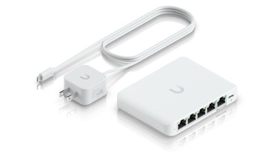 Switch Ubiquiti UniFi Flex Mini 2.5G, 5 porta, PoE, i bardhë