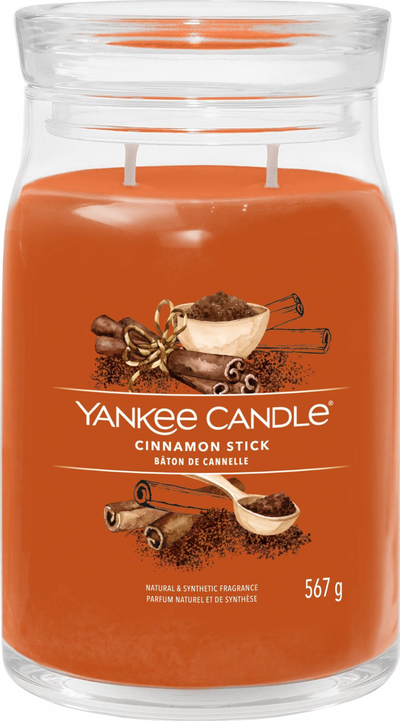 Qiri aromatik Yankee Candle Signature Large, 567g, Cinnamon Stick, kafe