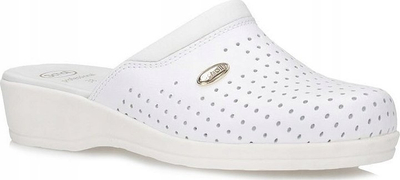 Sabot profesional Dr. Scholl's Clog Backguard, me vrima ajrosje, numri 38, i bardhë