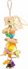 Играчка за птици Duvo+ Bird Toy Coconut, 27.5x7x7cm, природна