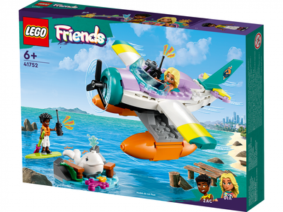 Lodër ndërtimi LEGO Friends Rescue Hydroplane 41752, set shpëtimi, për fëmijë 6+