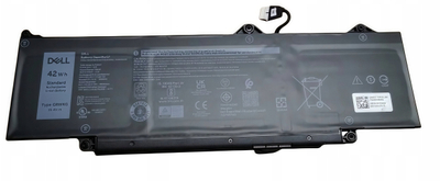 Bateri për laptop Dell GRWKG, 42Wh, 3 qeliza, e zezë