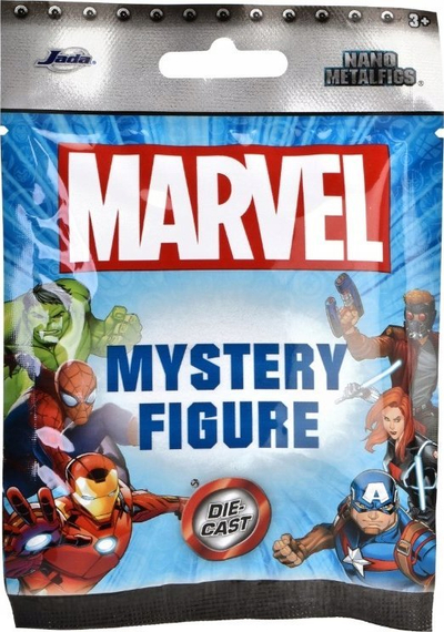 Figurina metalike Marvel Nano Metalfigs Wave 1, set 24 copë, 4 cm, shumëngjyrëshe