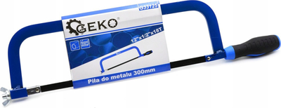 Рачна пила за метал GEKO G33125, 300mm, ергономска рачка, сина