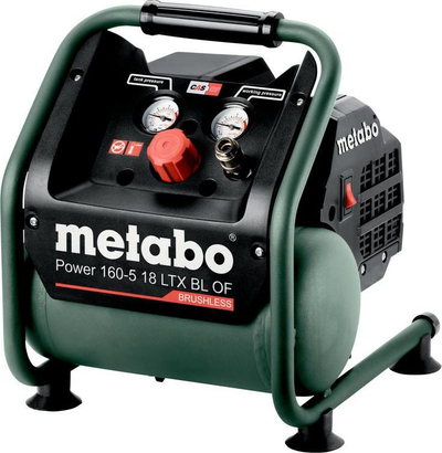 Kompresor Metabo Power 160-5 18 LTX BL OF, pa vaj, me bateri, portativ