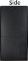 Kabinet rack Lanview RDL46U61BL, 46U, në këmbë, ngjyrë e zezë