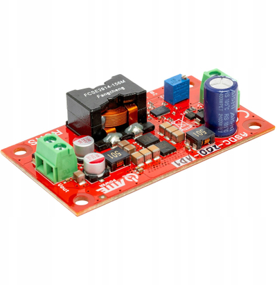 Konvertues DC DC Aimetis ASDC-200-AD1-OF, 200W, dalje e rregullueshme 5 24V, i kuq