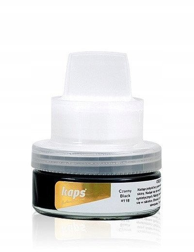Krem këpucësh Kaps Brillance, sfungjer aplikues, 50 ml, shumëngjyrësh