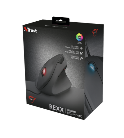 Mашина TRUST GXT 144 Rexx, 6000 DPI, црн
