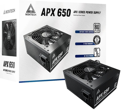 Furnizues energjie Montech APX650, 650W, 80 PLUS, i zi