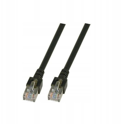 Kabllo rrjeti securityNET Patch, Cat5e SF/UTP, 0.5m, e zezë