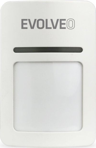 Sensor lëvizjeje EVOLVEO PIR, WiFi, pa tela, i bardhë