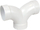 Aksesor për tubthithëse Santech Aero T90 PF219, degëzim 90°, për tub 50 mm, i bardhë