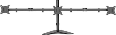Mbajtëse tavoline për 3 monitorë LogiLink BP0174, 17"-27", e zezë