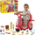 Lodër skuter Play-Doh Pizza Delivery, set kuzhine modeluese, për fëmijë 3-5 vjeç, i kuq
