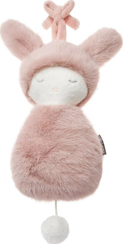 Lodër muzikore Beppe Lulu, 25cm, pluhur rozë
