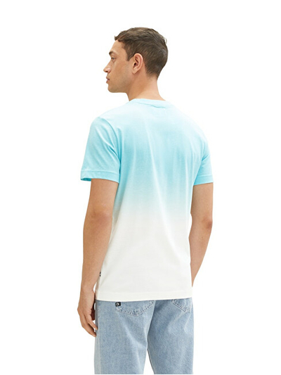 Maicë Tom Tailor Regular Fit, e bardhë/kaltër