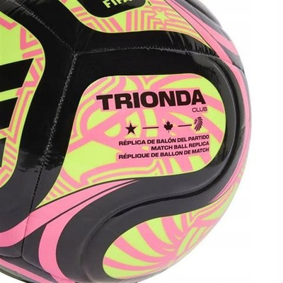 Top futbolli Adidas Trionda 26 World Cup, i qepur me makinë, fshikëz butili, shumëngjyrësh