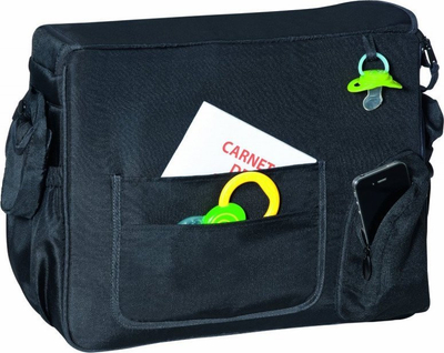 Торба за пелени Safety 1st Mod'Bag, со практични прегради, со термоизолиран џеб, црна