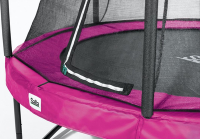Trampolinë kopshti Salta Comfort Edition, 185 x 251 cm, e zezë / rozë