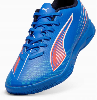 Këpucë futbolli salle Puma Ultra 6 Play IT Jr 108538 01, për kalamaj, blu