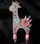 Brosh Petra Švarcová Giraffe, gri
