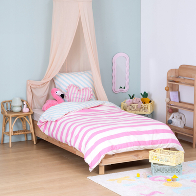 Dritë nate Amel flamingo rozë, 14.5 cm e lartë, PVC