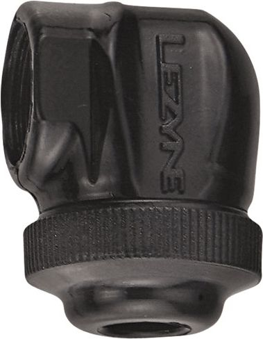 Глава за пумпа Lezyne NY Speed Chuck, 90°, пластична, црна