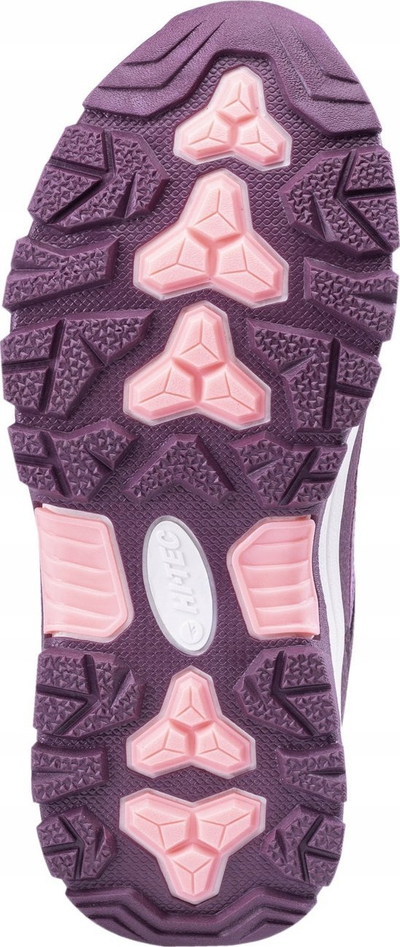 Çizme për kalamaj Hi-Tec Girvine Mid WP JR, që s’i kap uji, me fleece, vjollcë rozë