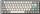 Tastierë wireless gaming Darmoshark K5 Light Luxury, mekanike, RGB, gri