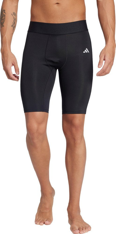 Pantallona të shkurtra kompresuese Adidas TechFit M JP1477, Aeroready, për burra, të zeza