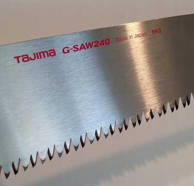 Sharrë dore palosëse Tajima G-SAW240, 240 mm, 9 TPI, e zezë
