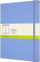 Fletore Moleskine Extra Large Plain Hardcover, format i madh, blu Hydrangea