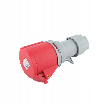 Prizë portative industriale Plastrol GN-432P, 4P, 32A 400V, IP44, e kuqe gri