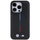 Këllëf telefoni BMW Quilted Tricolor për iPhone 15 Pro 6.1", hardcase, lëkurë eco, i zi