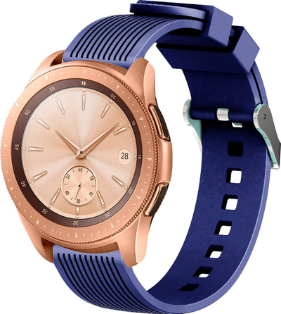 Rrip ore Devia Deluxe Sport për Samsung Watch 42mm, 20mm, blu navy