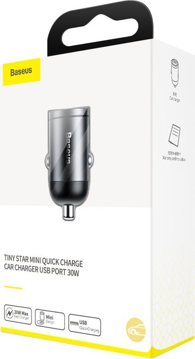 Karikues veture Baseus Tiny Star, USB-A, 3 A, i zi