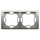 Kornizë elektrike Kontakt Simon Basic Neos BMRC2/29, 2 module, metallic satin