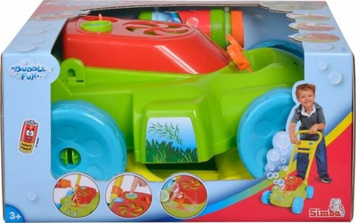 Kositëse lodër me flluska Simba Lawn Mower ver.2, depozitë 120 ml, me bateri, shumëngjyrëshe