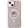 Mbulesë telefoni Karl Lagerfeld KLHMP15MHFCCNOP, për iPhone 15 Plus 14 Plus 6.7", MagSafe, rozë