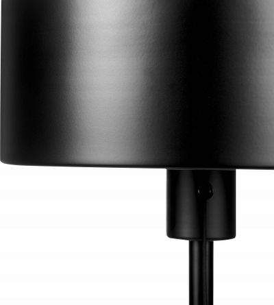 Lampë tavoline Beliani Aripo, metal, me port USB, e zezë
