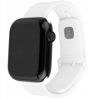 Rrip sportiv FIXED për Apple Watch, silikon, 38/40/41mm, i bardhë