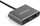 Adapter video StarTech USB C Multiport, 4K 60Hz, HDMI ose Mini DisplayPort, gri hapësinor