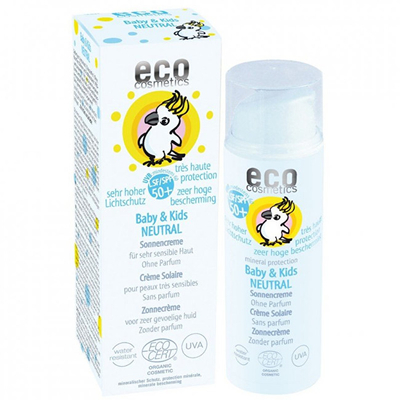 Krem dielli Eco Cosmetics Bio Baby Neutral SPF 50+, 50 ml
